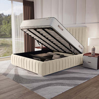 Milan Upholstered Ottoman Bed — view 6 – image 3 of 4