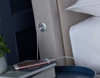 Ardwick Ottoman TV Bed in Natural Oatmeal Fabric With 2.1 Sound Bar & 43" TV Capacity — view 5 – image 5 of 5