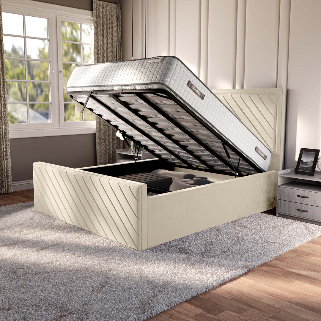 Oxford Upholstered Ottoman Bed — view 6