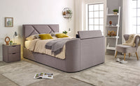 Sigma Ottoman TV Bed in Steel Grey — view 4 – image 4 of 12