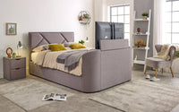Sigma Ottoman TV Bed in Steel Grey — view 8 – image 8 of 12
