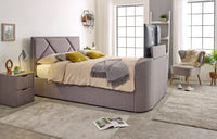 Sigma Ottoman TV Bed in Steel Grey – image 1 of 12