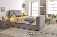 Sigma Ottoman TV Bed in Steel Grey — view 9 – image 9 of 12