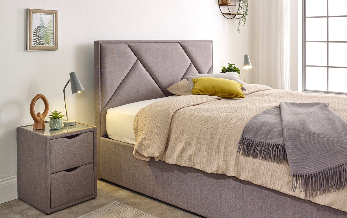 Sigma Ottoman TV Bed in Steel Grey — view 10