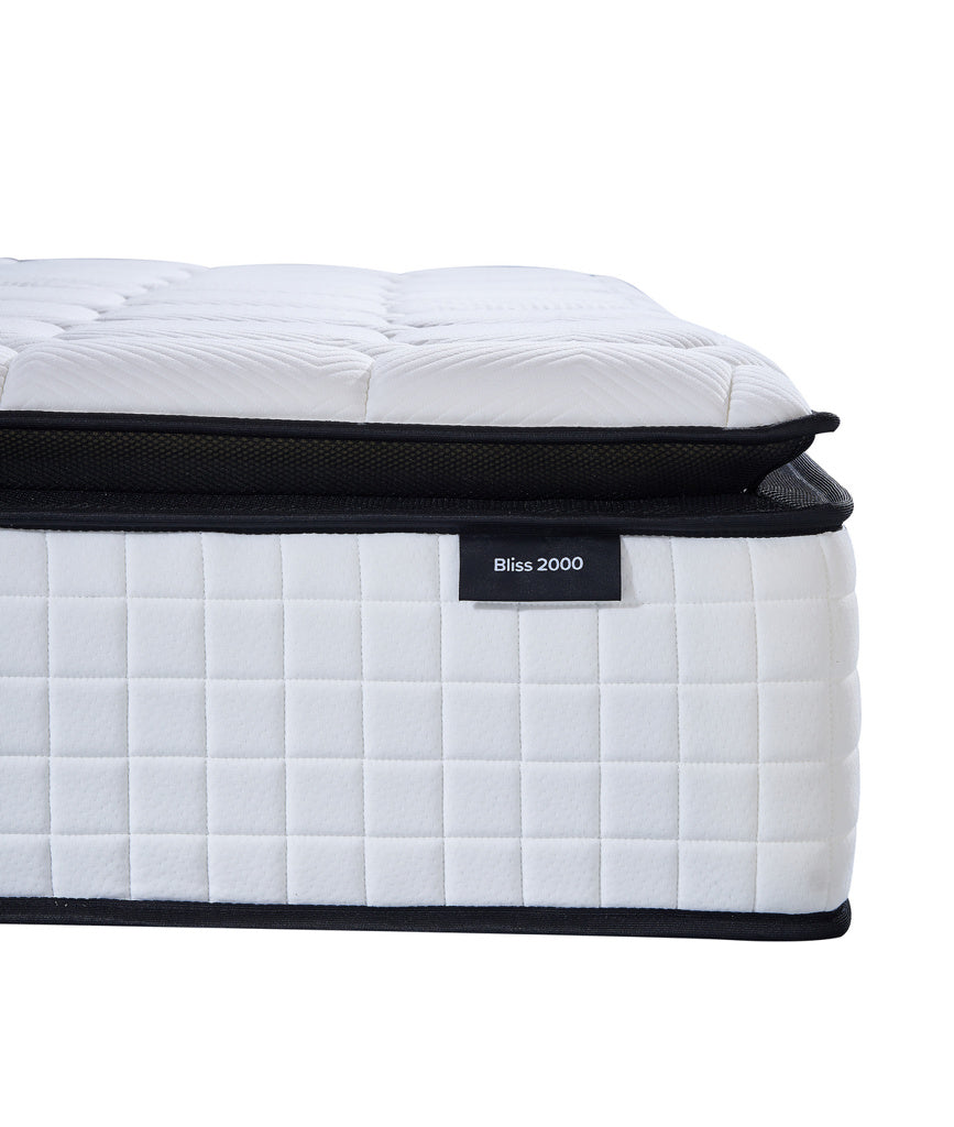 Bliss 2000 Pocket Memory Mattress with Pillow Top