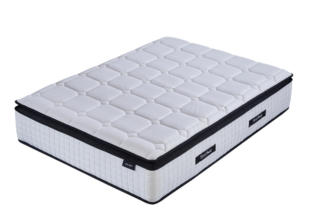 Bliss 2000 Pocket Memory Mattress with Pillow Top — view 6