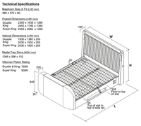 Immerse 5.1 Surround Sound TV Bed in Oatmeal — view 10 – image 8 of 8