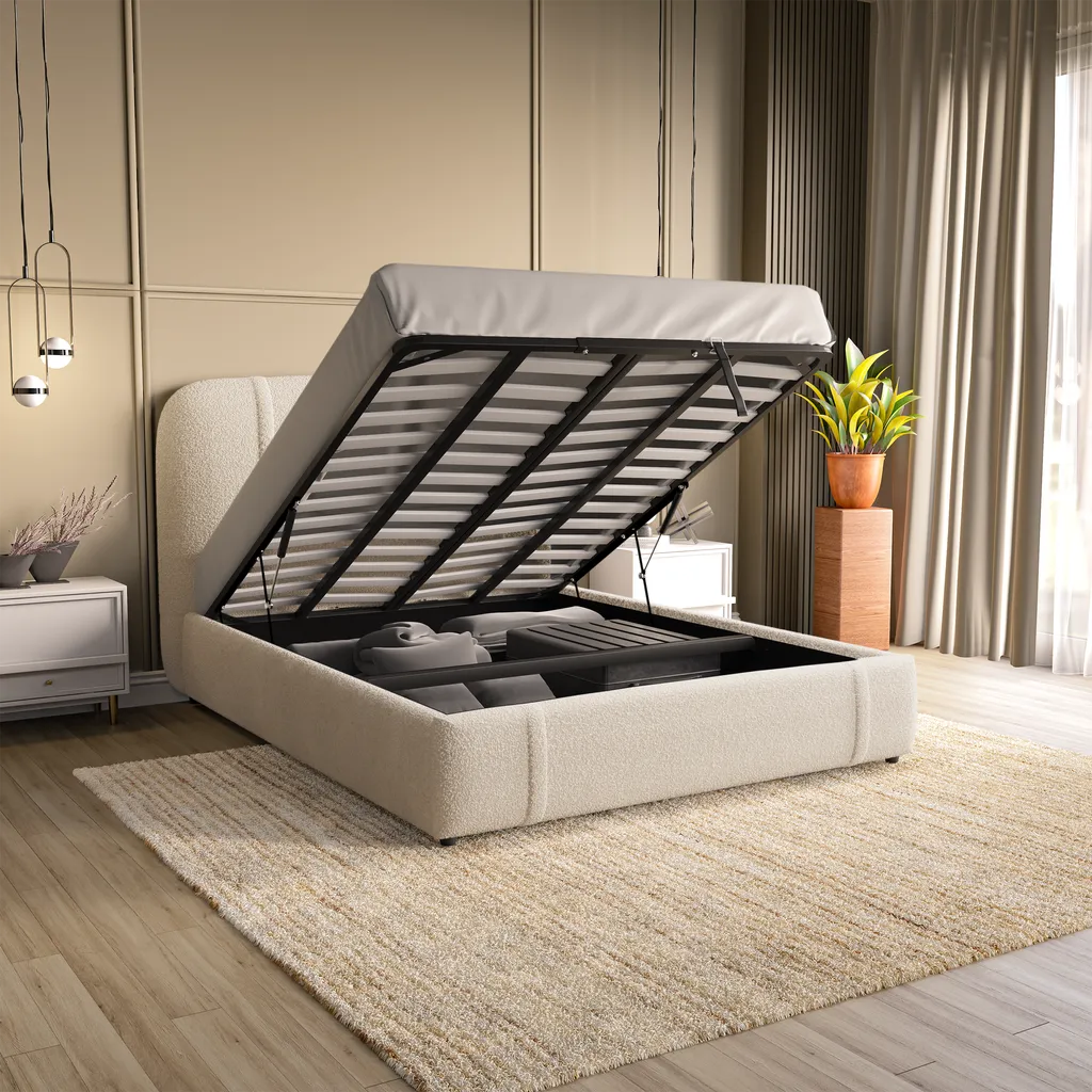 Sienna Upholstered Ottoman Bed — view 6