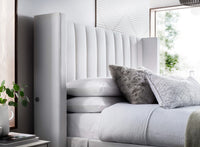 Astra Ottoman TV Bed in Cream Velvet — view 11 – image 10 of 11