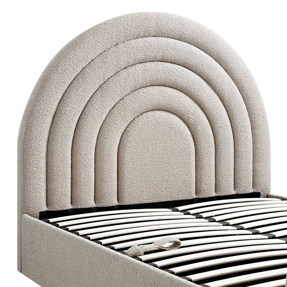Archer Ottoman TV Bed in Taupe Boucle