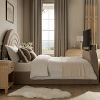 Archer Ottoman TV Bed in Taupe Boucle – image 6 of 22