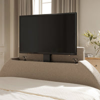 Archer Ottoman TV Bed in Taupe Boucle – image 8 of 22