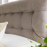 Hadley Ottoman TV Bed in Stone Fabric – image 11 of 25