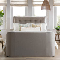 Hadley Ottoman TV Bed in Stone Fabric – image 3 of 25