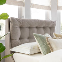 Hadley Ottoman TV Bed in Stone Fabric – image 7 of 25