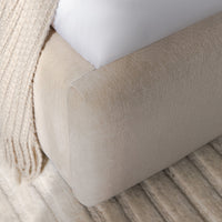 Celeste Upholstered Storage Bed with Ruffled Headboard in Fawn Chenille – image 37 of 120