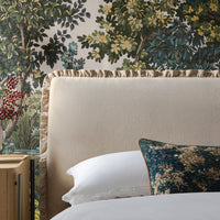 Celeste Upholstered Storage Bed with Ruffled Headboard in Fawn Chenille – image 42 of 120