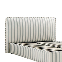 Celeste Upholstered Storage Bed with Ruffled Headboard in Laurel Green Stripe – image 73 of 120