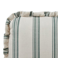 Celeste Upholstered Storage Bed with Ruffled Headboard in Laurel Green Stripe – image 74 of 120