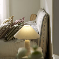 Celeste Upholstered Storage Bed with Ruffled Headboard in Laurel Green Stripe – image 64 of 120
