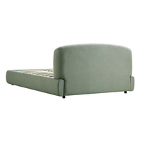 Constance Winged Headboard Ottoman Storage Bed in Olive Linen – image 64 of 69