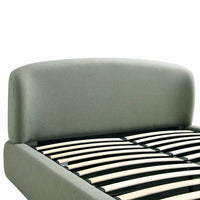 Constance Winged Headboard Ottoman Storage Bed in Olive Linen – image 65 of 69