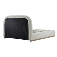 Luella Upholstered Wooden Plinth Base Storage Bed in Ecru Boucle – image 13 of 38