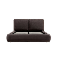 Thera Pillow Headboard Upholstered Bed in Cocoa Chenille – image 28 of 79