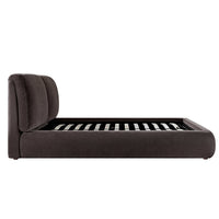 Thera Pillow Headboard Upholstered Bed in Cocoa Chenille – image 32 of 79