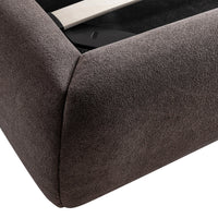 Thera Pillow Headboard Upholstered Bed in Cocoa Chenille – image 38 of 79