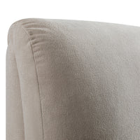 Thera Pillow Headboard Upholstered Bed in Fawn Chenille – image 57 of 79
