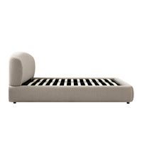 Constance Winged Headboard Ottoman Storage Bed in Light Taupe Boucle – image 27 of 69