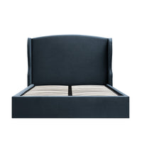 Kimberly Winged Upholstered Storage Bed in Aegean Blue Velvet – image 8 of 88