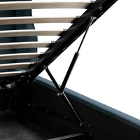 Kimberly Winged Upholstered Storage Bed in Aegean Blue Velvet – image 17 of 88