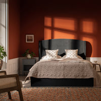 Kimberly Winged Upholstered Storage Bed in Aegean Blue Velvet – image 2 of 88