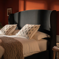 Kimberly Winged Upholstered Storage Bed in Aegean Blue Velvet – image 4 of 88
