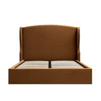 Kimberly Winged Upholstered Storage Bed in Cinnamon Velvet – image 26 of 88