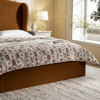 Kimberly Winged Upholstered Storage Bed in Cinnamon Velvet – image 25 of 88