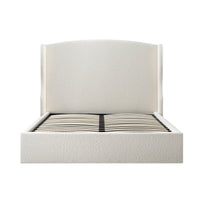 Kimberly Winged Upholstered Storage Bed in Ecru Boucle – image 44 of 88
