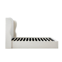 Kimberly Winged Upholstered Storage Bed in Ecru Boucle – image 48 of 88