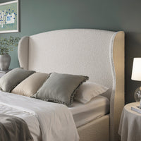 Kimberly Winged Upholstered Storage Bed in Ecru Boucle – image 41 of 88