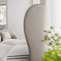 Kimberly Winged Upholstered Storage Bed in Sand Fabric – image 60 of 88
