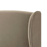 Kimberly Winged Upholstered Storage Bed in Taupe Velvet – image 87 of 88