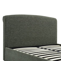 Porchester Ottoman Storage Sleigh Bed in Forest Green Chenille – image 16 of 40