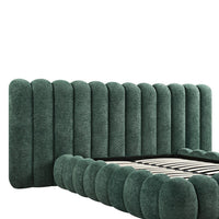 Sebastian Grand Storage Bed in Forest Green Teddy Bouclé – image 15 of 18