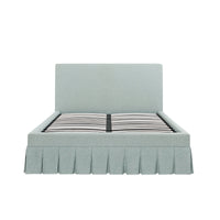 Egerton Box-Pleat Ottoman Storage Bed in Pale Aqua Brushed Fabric – image 63 of 90