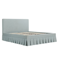 Egerton Box-Pleat Ottoman Storage Bed in Pale Aqua Brushed Fabric – image 64 of 90