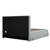 Egerton Box-Pleat Ottoman Storage Bed in Pale Aqua Brushed Fabric – image 69 of 90