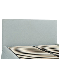 Egerton Box-Pleat Ottoman Storage Bed in Pale Aqua Brushed Fabric – image 71 of 90