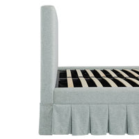 Egerton Box-Pleat Ottoman Storage Bed in Pale Aqua Brushed Fabric – image 72 of 90